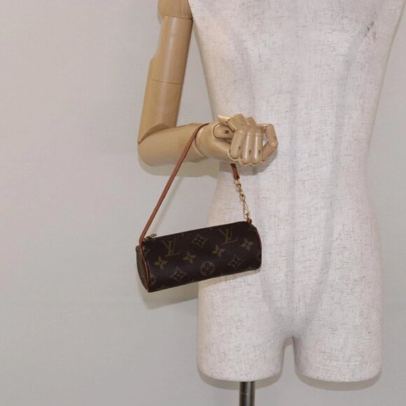 LOUIS VUITTON Monogram Papillon Pouch LV Auth 139711 - Picture 1 of 15